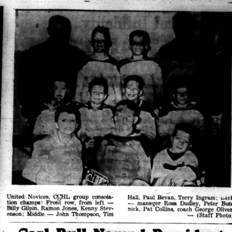 1966-04-27 Hockey -Boys -CCHL-United Novices Photo