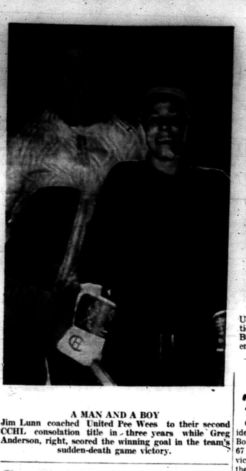 1966-04-27 Hockey -Boys -CCHL-United Peewees Coach Photo