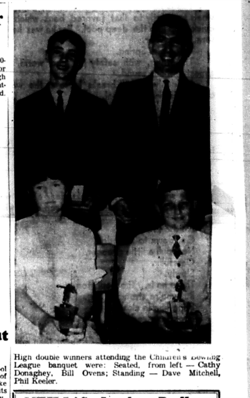 1966-05-04 Bowling -Mixed -Childrens High Double Winners