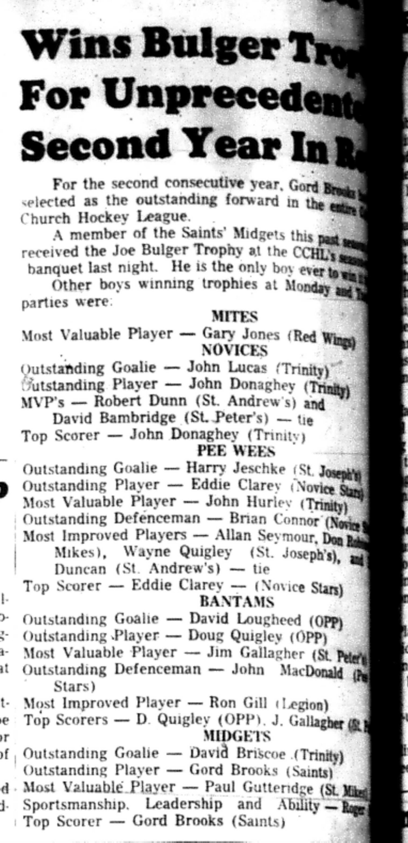 1966-05-11 Hockey -Boys -CCHL Award Winners-B