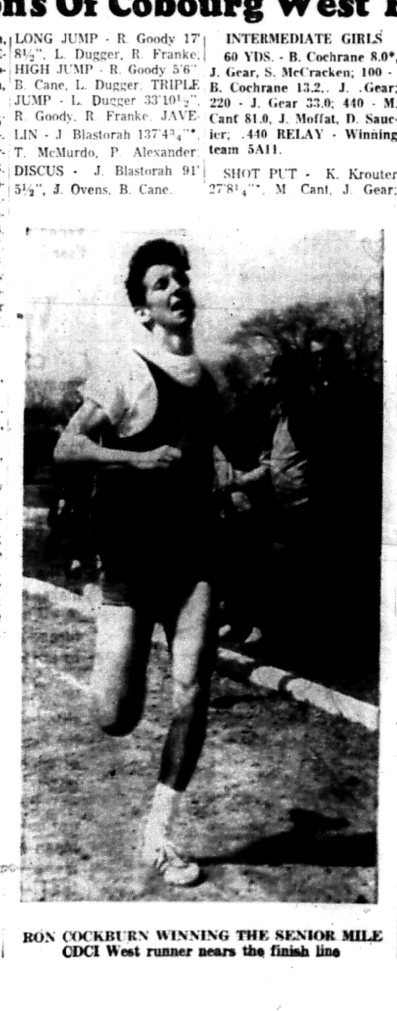 1966-05-11 School -Track & Field -Mixed -CDCI West Event Results-C