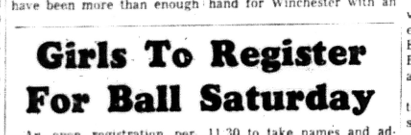 1966-05-11 Softball -Girls -Registration On Saturday-A