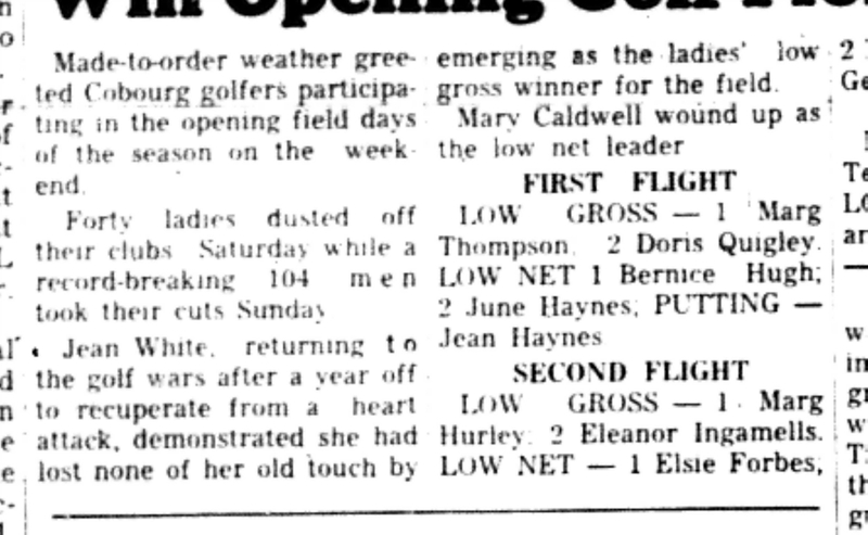 1966-05-18 Golf -Mixed -Golf Opening Day Winners-B