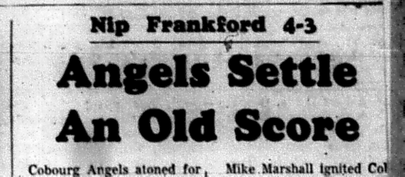 1966-05-25 Baseball -Boys -Cobourg Angels at Frankford-A