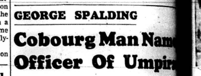 1966-05-25 Baseball -Boys -Cobourg Umpire In Cheif-A