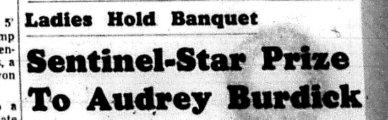 1966-05-25 Bowling -Ladies -Sentinal Star Prize Handed Out-A