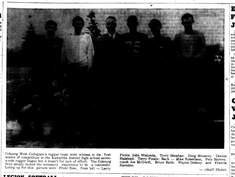 1966-06-01 School -Rugby -Boys-CDCI West Rugger Team Photo