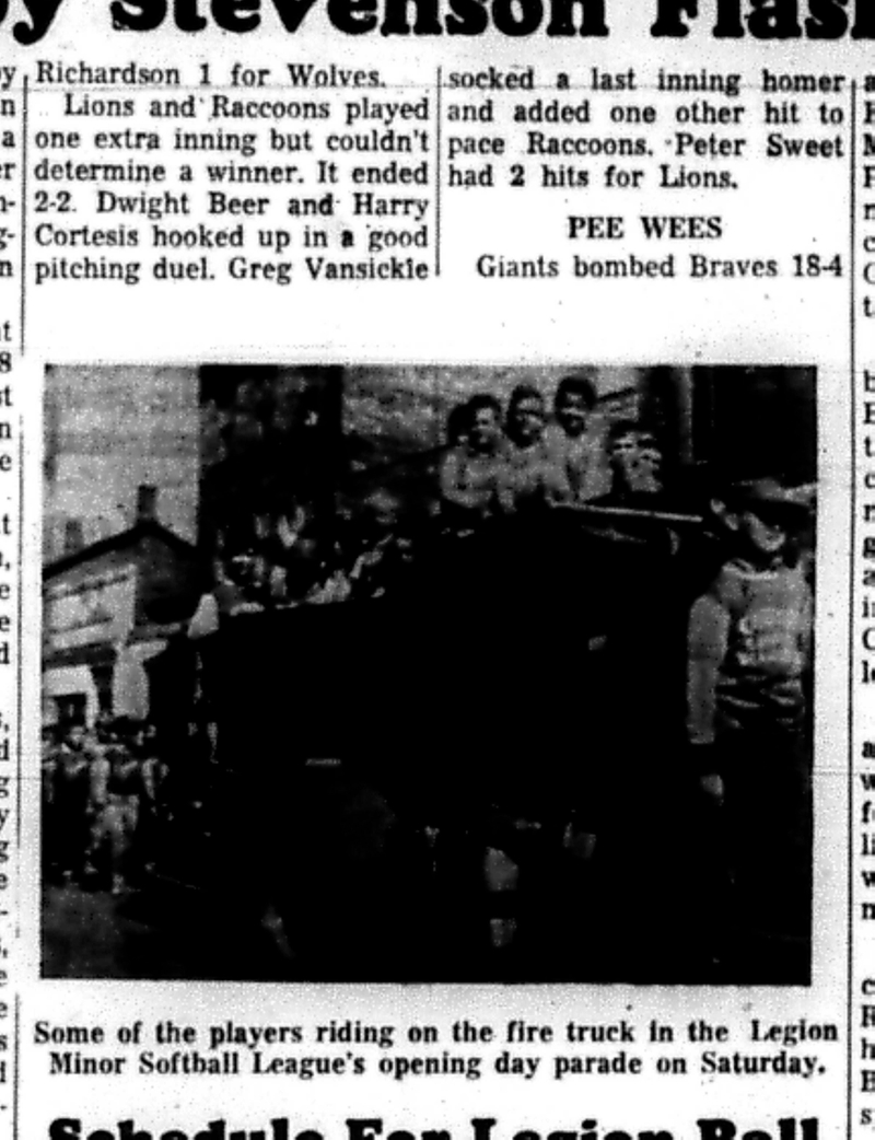 1966-06-01 Softball -Boys -CLMSL-Twins vs White Sox-C