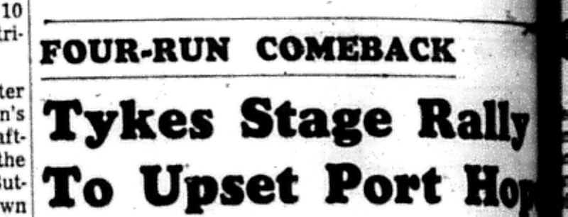 1966-06-01 Softball -Boys -Cobourg vs Port Hope-A