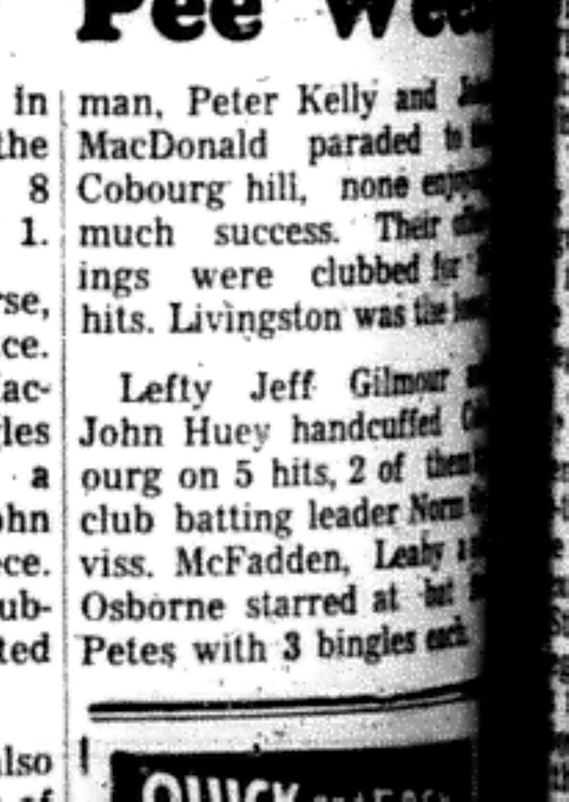 1966-06-29 Baseball -Boys -Cobourg vs Port Hope-D