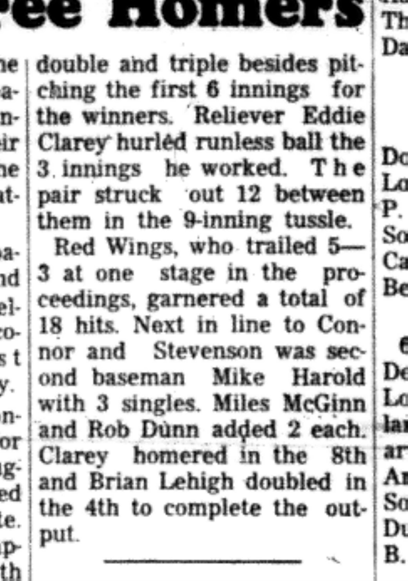 1966-07-13 Softball -Boys -CLMSL-Red Wings vs Belleville-C