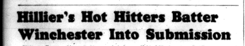 1966-07-13 Softball -Men -CMSL-Hilliers vs Winchester-A