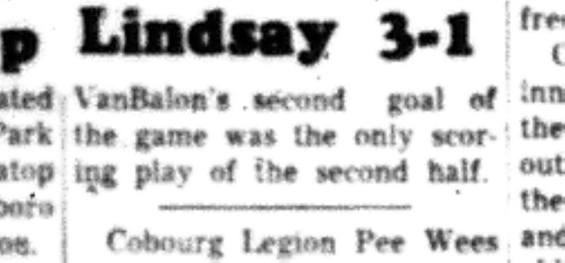 1966-07-20 Soccer -Boys -Cobourg vs Lindsay-C