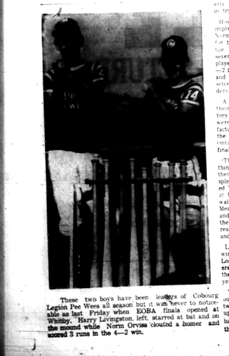 1966-08-24 Baseball -Boys -Cobourg vs Whitby-D