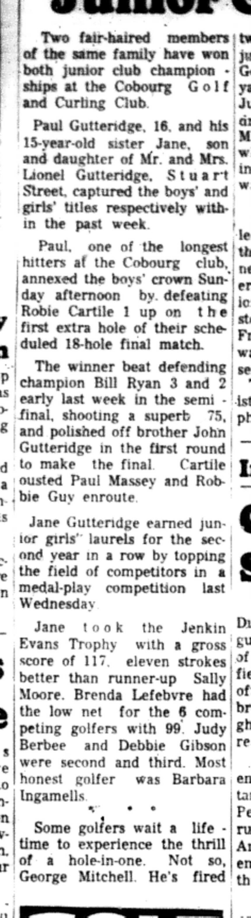 1966-08-31 Golf -Mixed -Junior Golf Champions-B