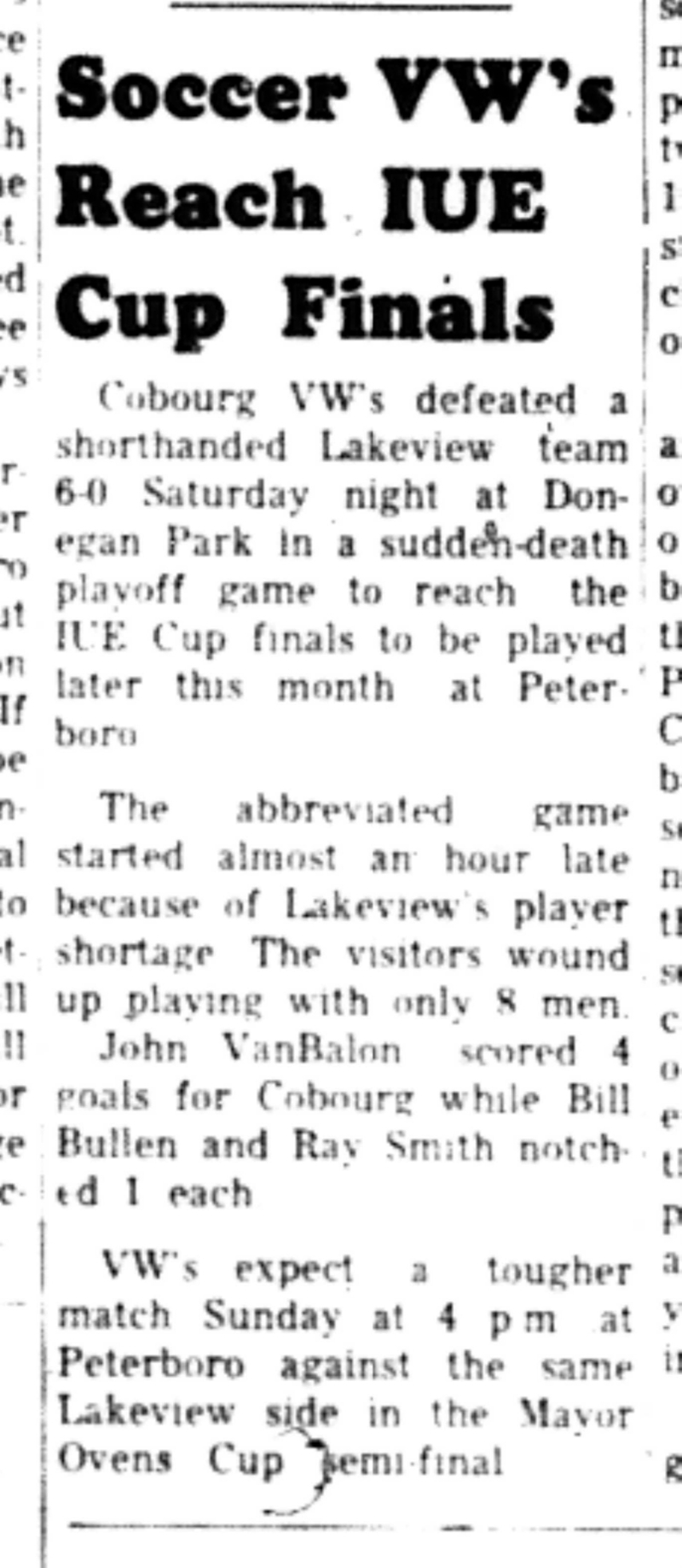 1966-09-14 Soccer -Boys -Cobourg vs Lakeview