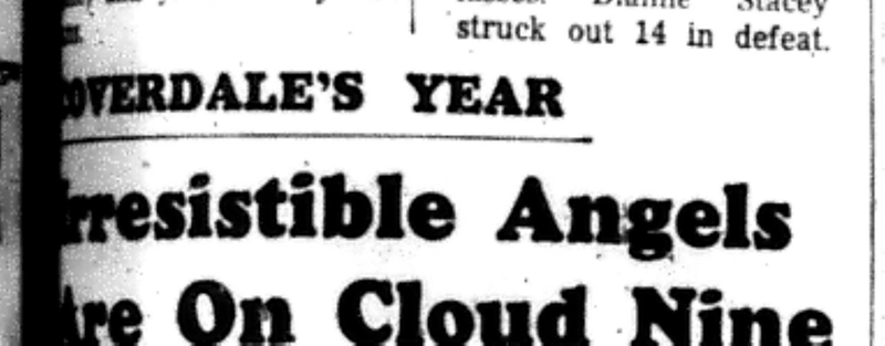 1966-09-14 Softball -Girls -CDGSL-Angels vs Aces-A