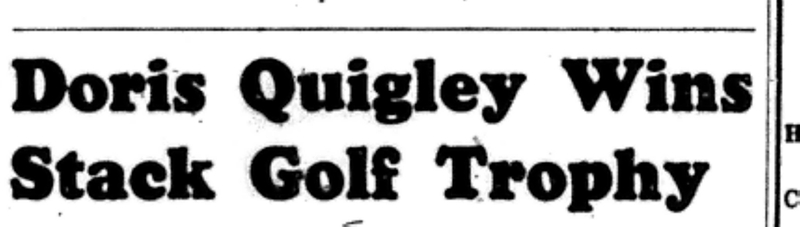1966-09-21 Golf -Ladies -Cobourg Stack Trophy Won-A