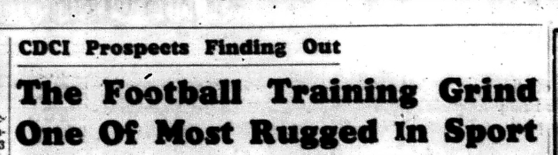 1966-09-21 School -Football -Boys -CDCI Begins Football-A