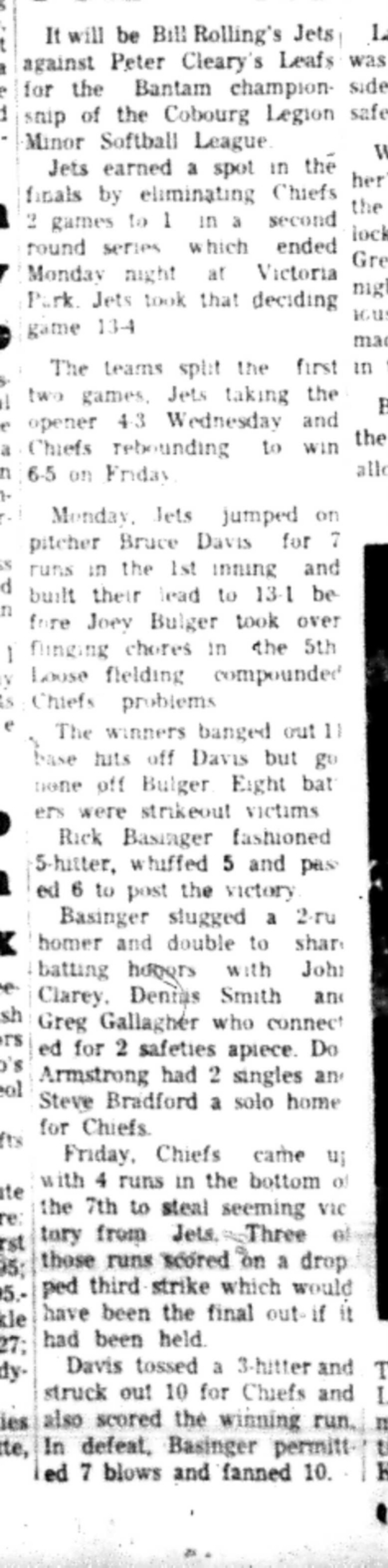 1966-09-21 Softball -Boys -CLMSL-Jets vs Chiefs-B