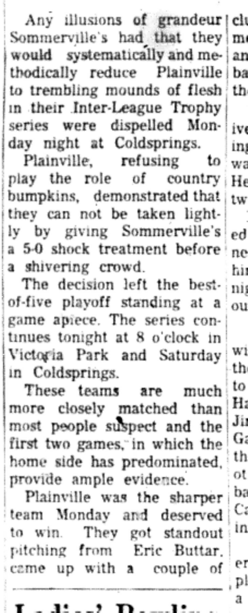 1966-09-21 Softball -Men -Sommervilles vs Plainville-B2