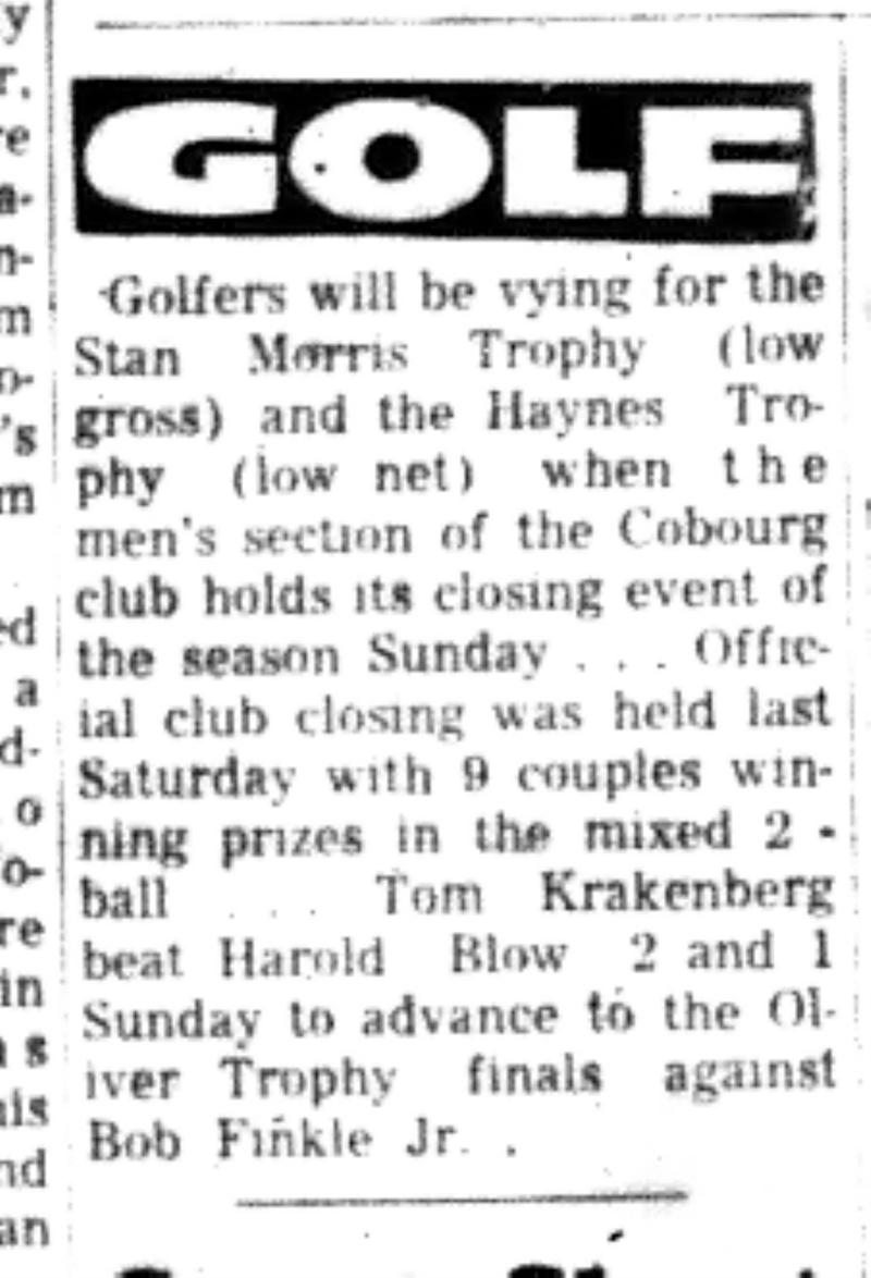 1966-09-28 Golf -Mixed -Golfers Shoot For New Trophy