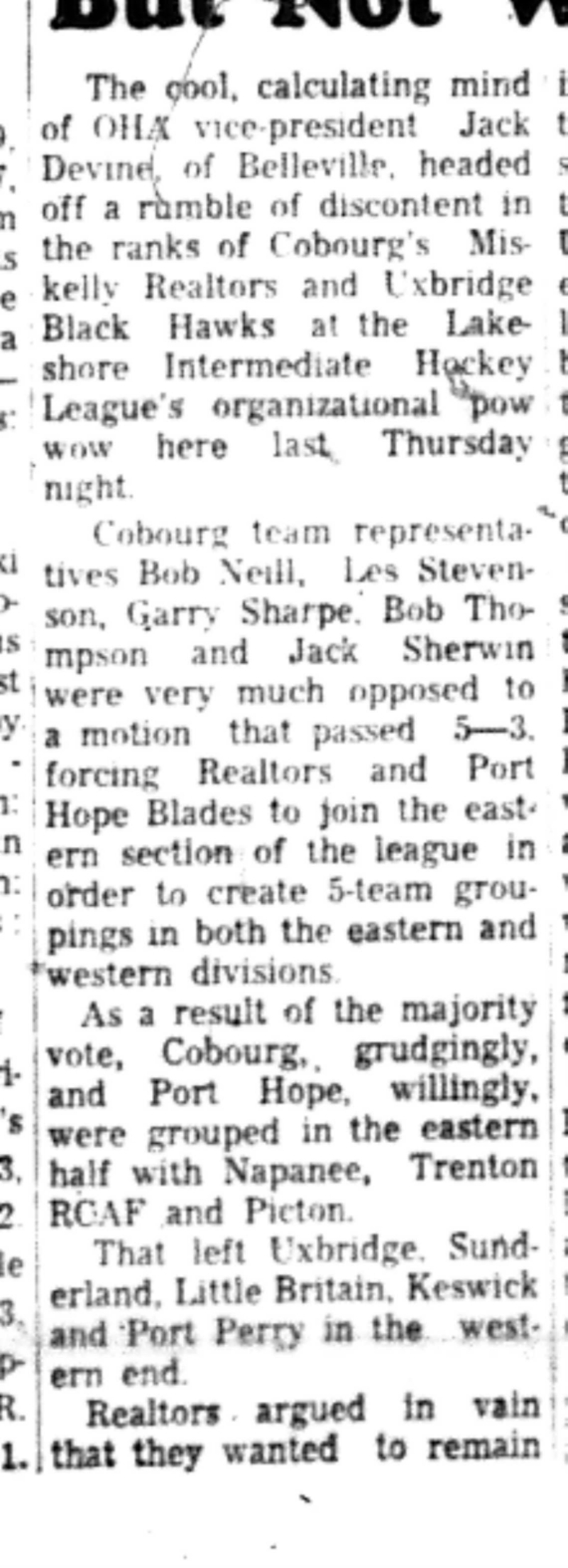 1966-09-28 Hockey -Boys -Realtors Join Eastern Loop-B