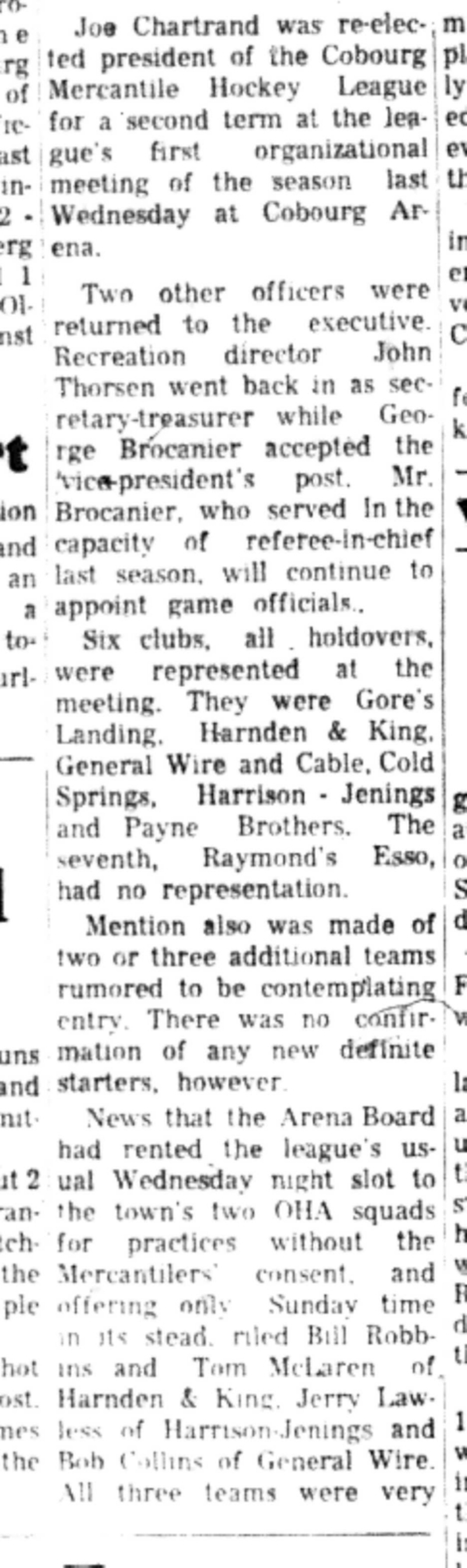 1966-09-28 Hockey -Men -CMHL New Head-B