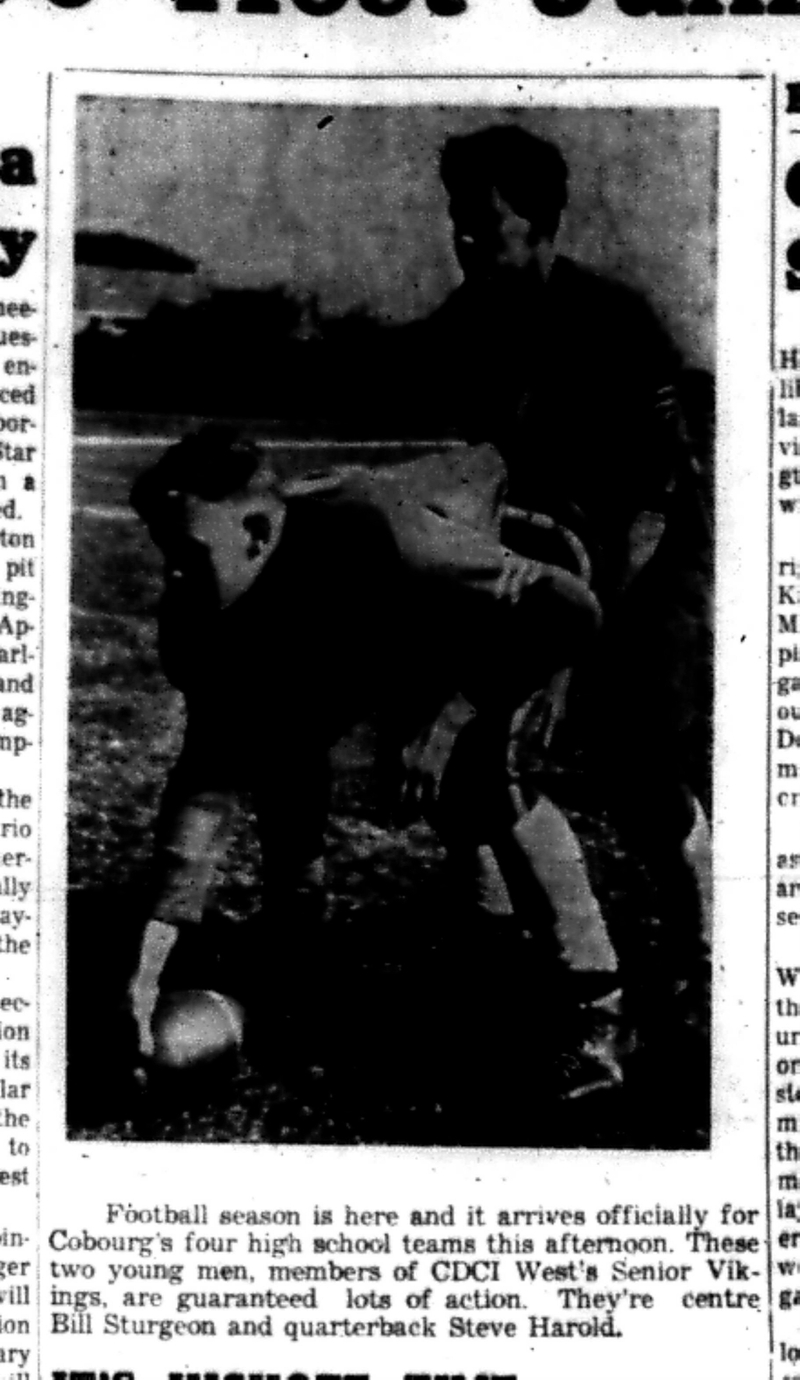 1966-09-28 School -Football -Boys -CDCI West vs CDCI East-A
