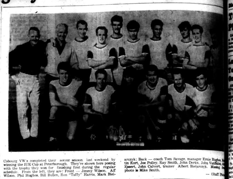 1966-09-28 Soccer -Boys -Cobourg VWs Team Photo