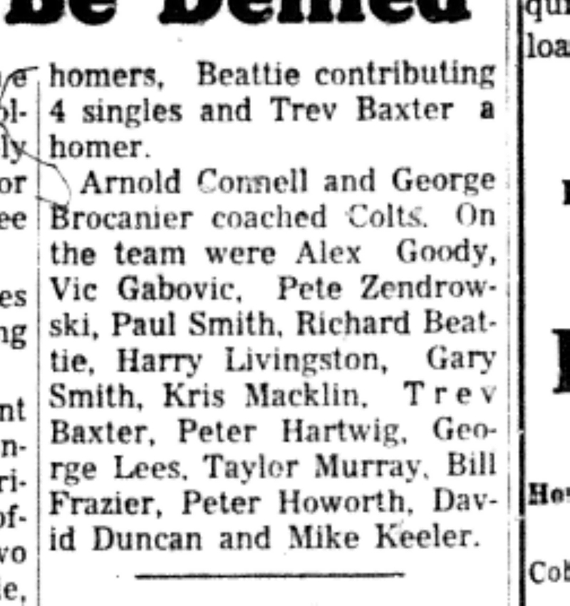 1966-09-28 Softball -Boys -CLMSL-Braves vs Colts-C