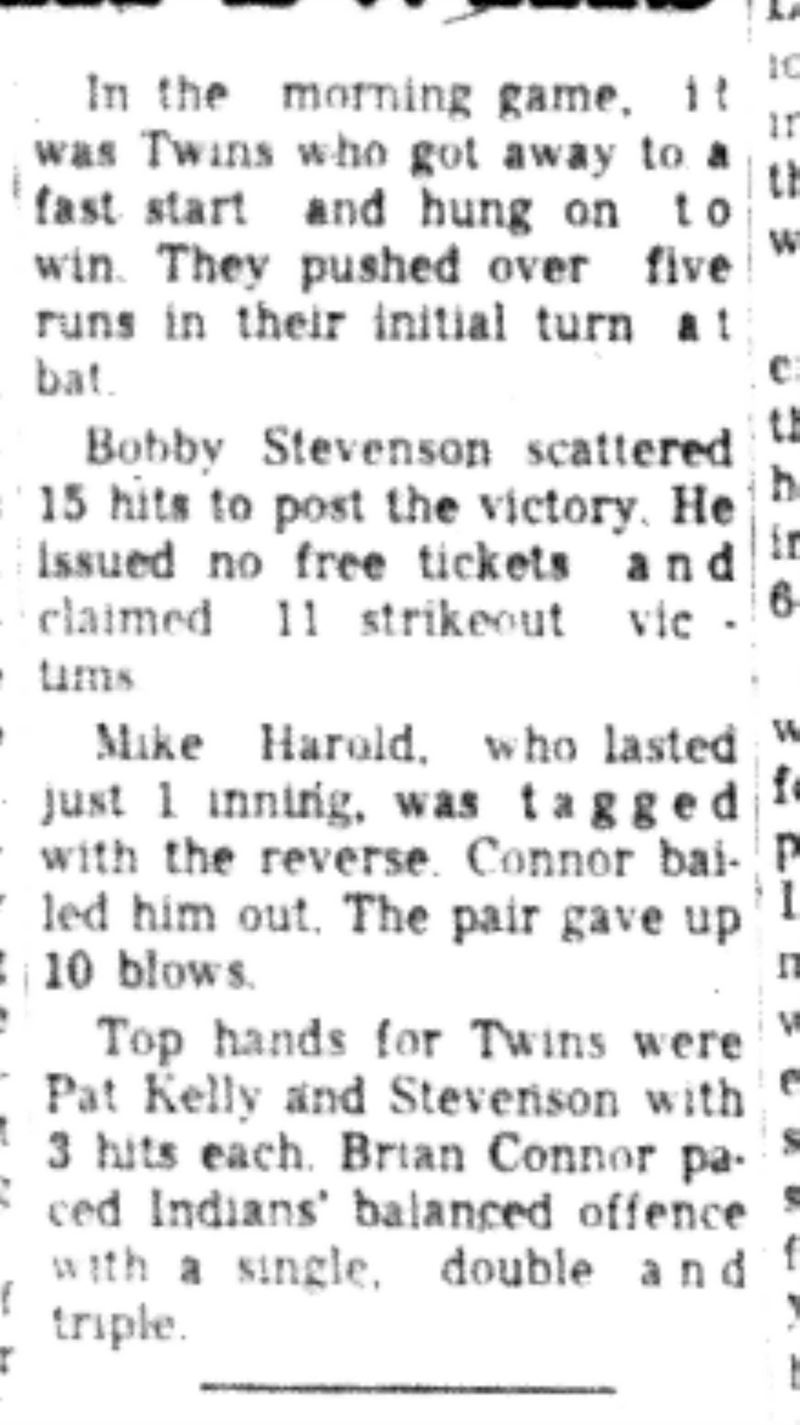 1966-09-28 Softball -Boys -CLMSL-Indians vs Twins-C