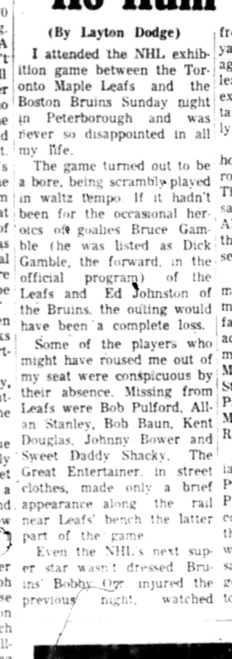 1966-10-05 Hockey -Men -Story By Layton Dodge-B