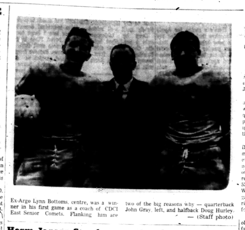 1966-10-05 School -Football -Boys -CDCI East Visited By Argo QB-A