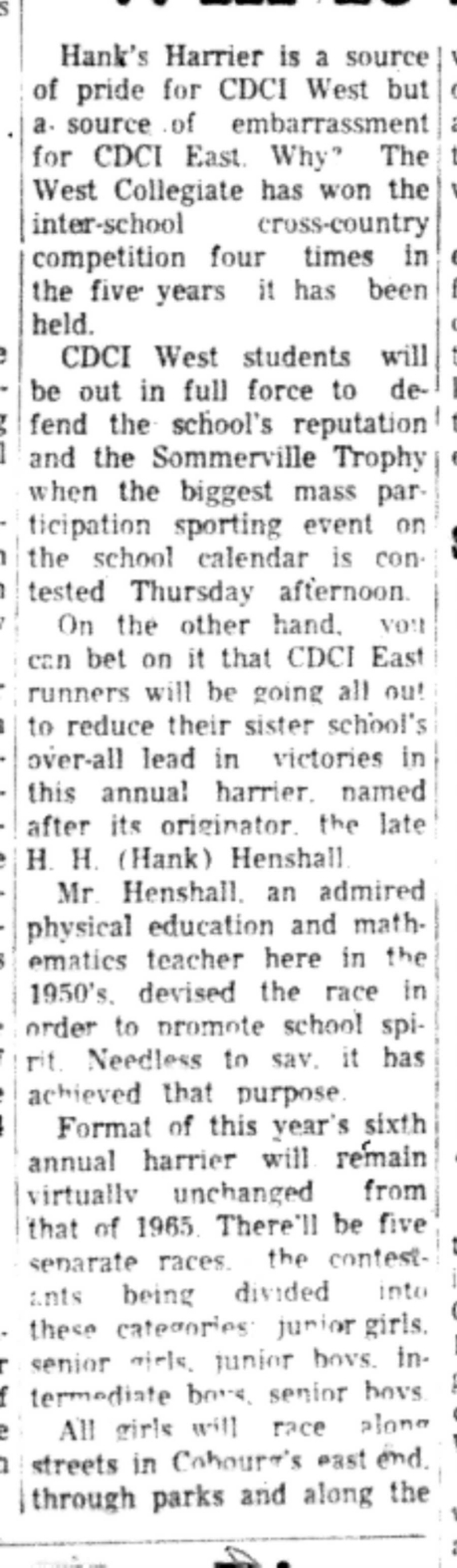 1966-10-05 School -Track & Field -Mixed -All CDCI In Hanks Harrier-B