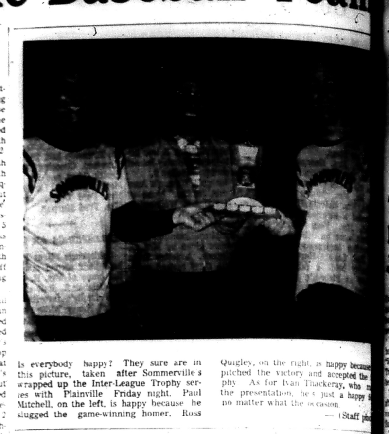 1966-10-05 Softball -Men -Sommervilles Wins Interleague Trophy-A4