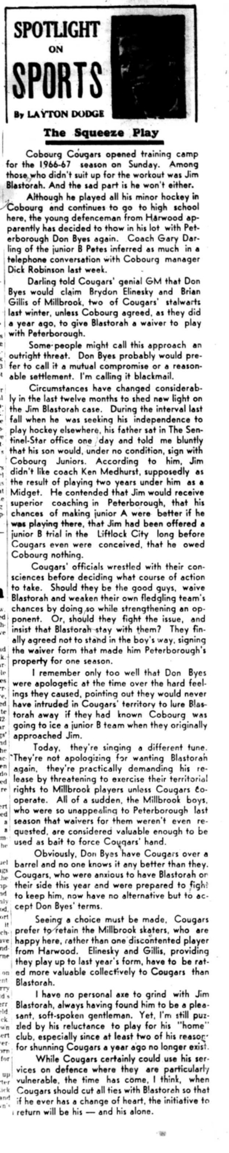 1966-10-12 Layton Dodge -Spotlight On Sports