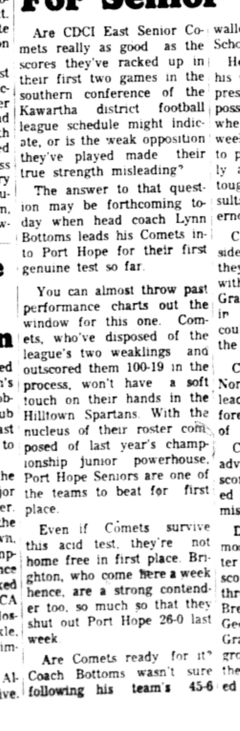1966-10-12 School -Football -Boys -CDCI East vs Port Hope-B