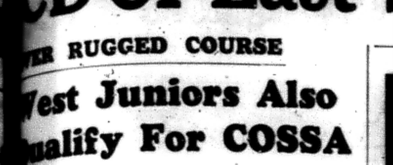 1966-10-19 School -Football -Boys -CDCI West Qualify For COSSA-A