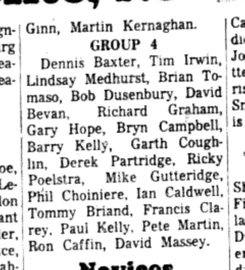 1966-10-26 Hockey -Boys -CCHL Mite Rosters-B