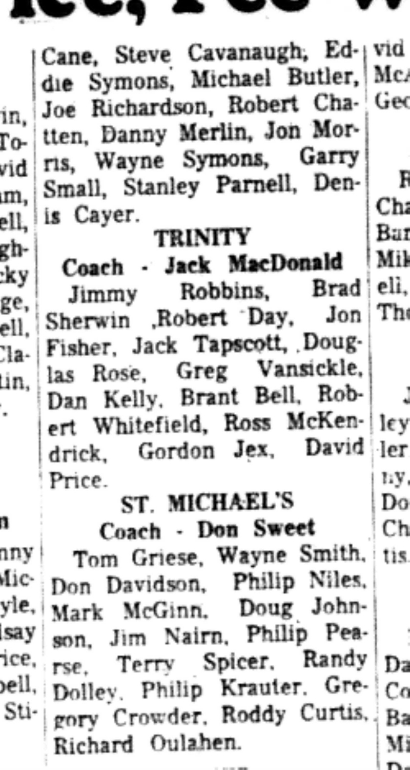 1966-10-26 Hockey -Boys -CCHL Novice Rosters-B