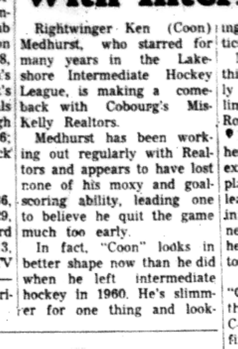 1966-10-26 Hockey -Men -Cobourg vs Medhurst-B