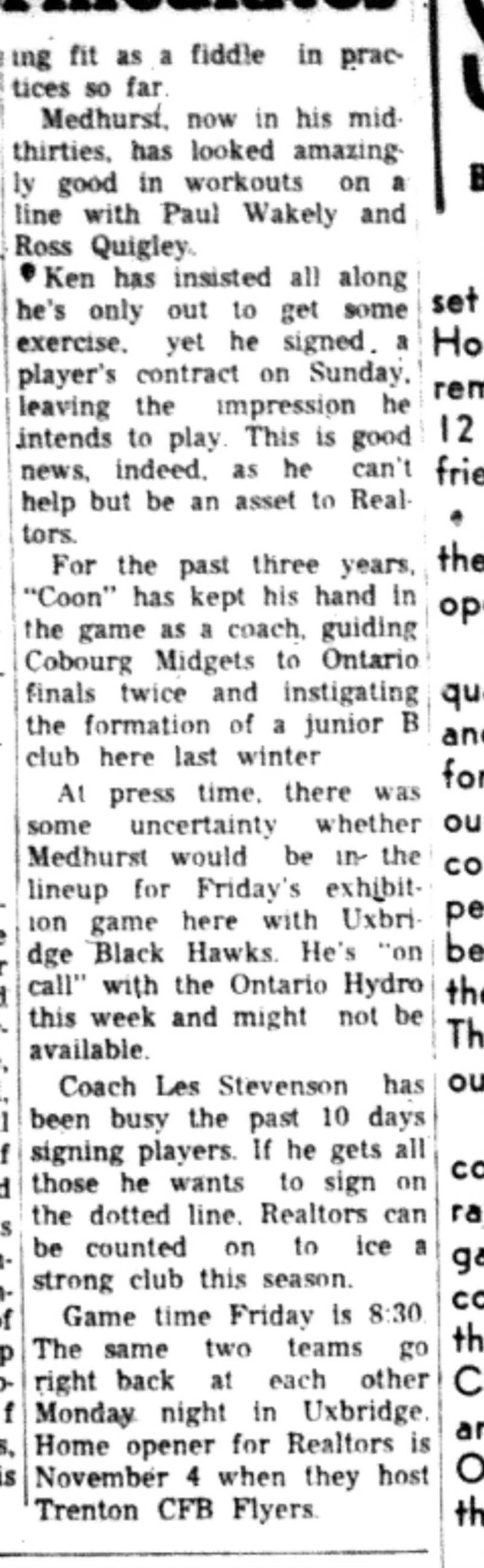 1966-10-26 Hockey -Men -Cobourg vs Medhurst-C