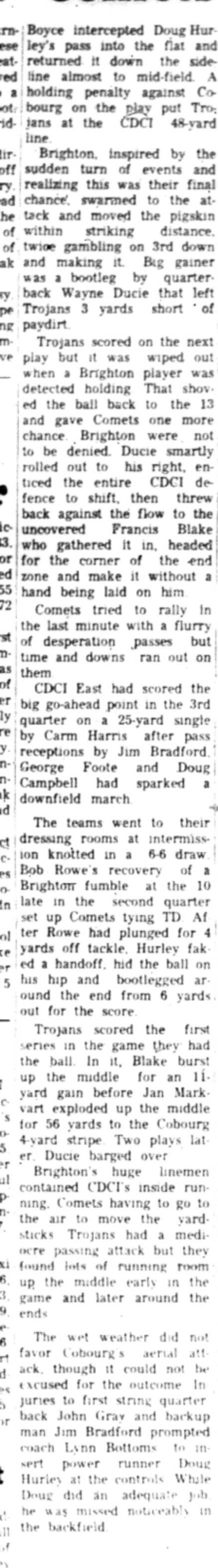 1966-10-26 School -Football -Boys -CDCI East vs Brighton-C