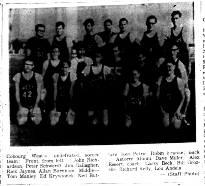 1966-11-02 School -Soccer -CDCI West Seniors Finish Undefeated-A