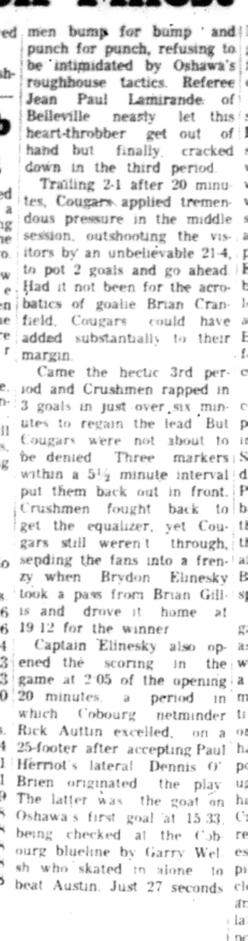 1966-11-09 Hockey -Boys -Cobourg vs Oshawa-D