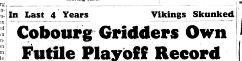 1966-11-09 School -Football -Boys -CDCI West Bad Playoff History-A
