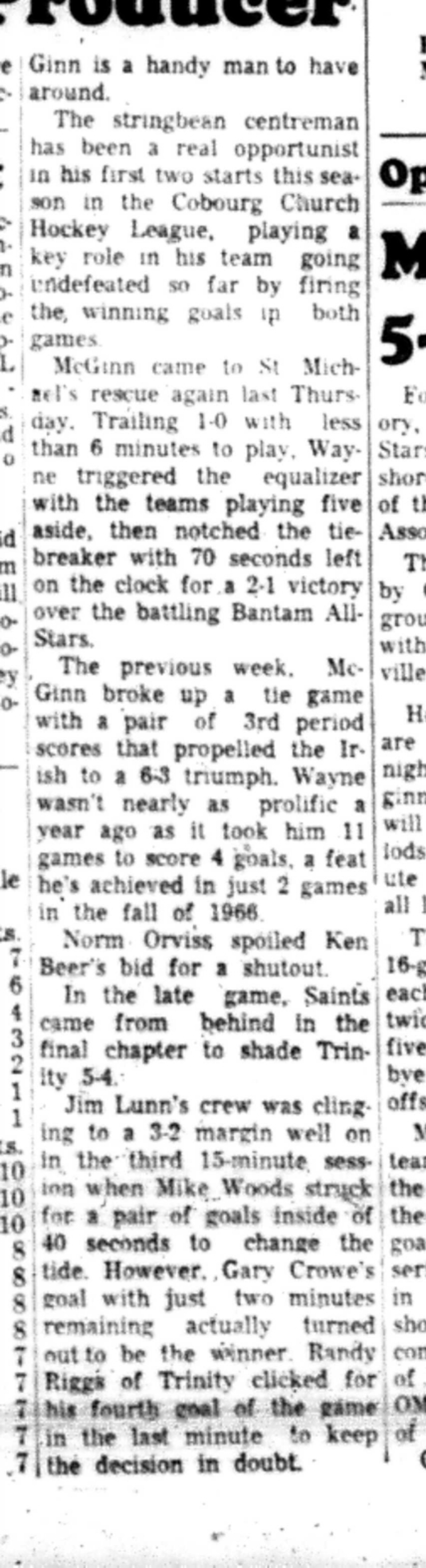 1966-11-16 Hockey -Boys -CCHL-St Michaels vs All Stars-C