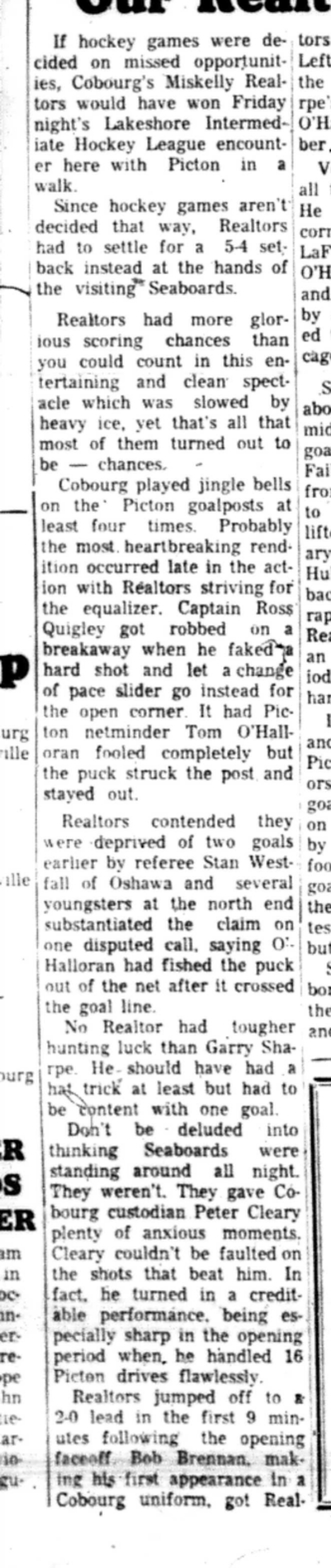 1966-11-16 Hockey -Boys -Cobourg vs Picton-B