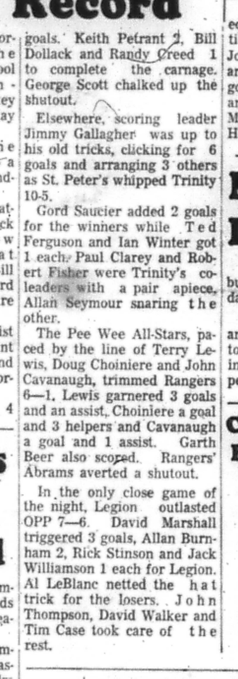 1966-12-21 Hockey -Boys -CCHL-St Peters vs Trinity-C